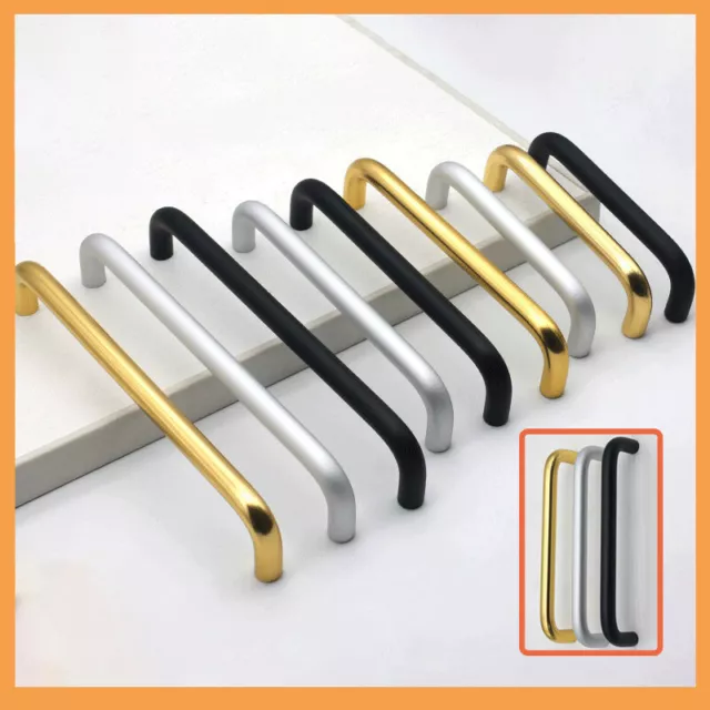Kitchen Cabinet Door Handles Brushed Door Drawer Handle Pull Knob T Bar Cupboard