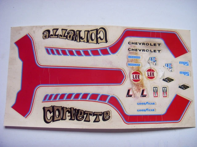 VINTAGE MPC 1975 chevrolet corvette roadster 1-7506 1/25 Model Kit 7506 ...