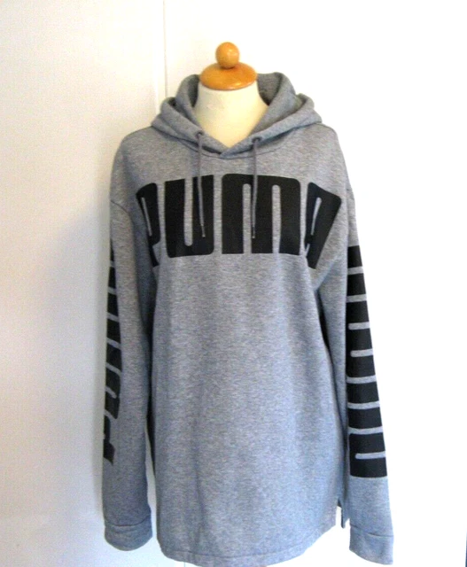 PUMA  Herren Sweatshirt Hoodie m.Kapuze Größe  48/50 helles Grau wie neu