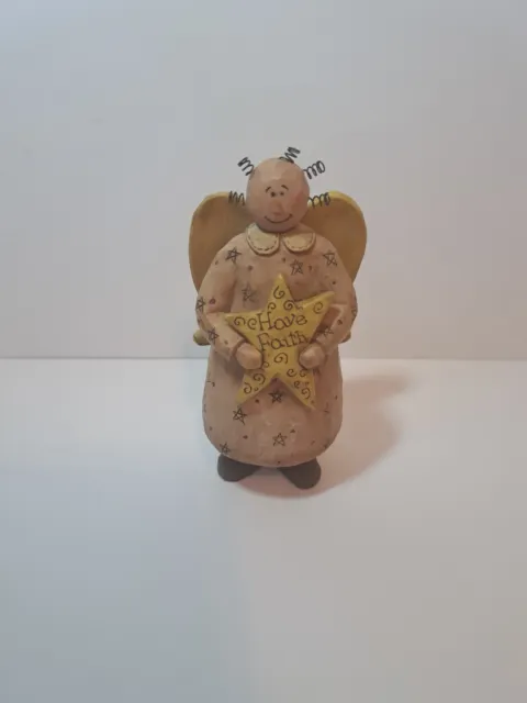 Rare Suzi resin angel figurine Holding A Star Limited Edition