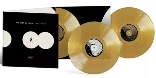 THE BEST OF BOND, JAMES BOND 007 Limited Rare NUMBERED Gold Vinyl 3xLP NEW