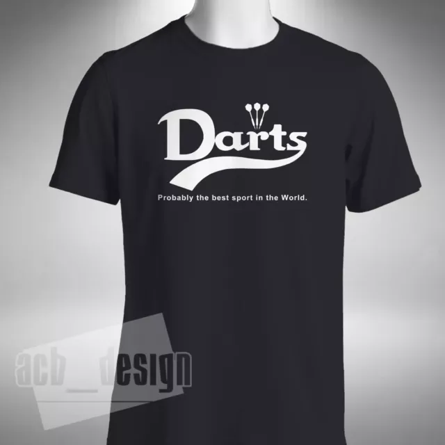 Darts Herren T-Shirt wahrscheinlich der beste Sport Taylor Barney Gerwen Lewis Phase 5