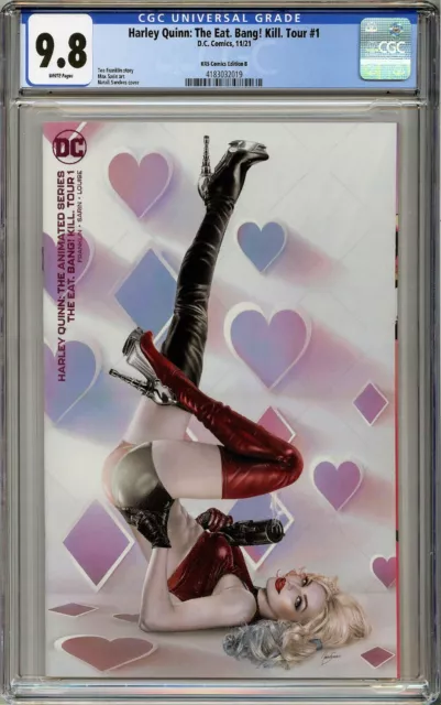 Harley Quinn Eat Bang Kill Tour #1 CGC 9.8 Natali Sanders KRS Edition B Minimal