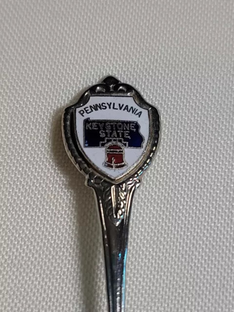 Vintage Souvenir Spoon US Collectible, Pennsylvania, Silver In Color, Great...