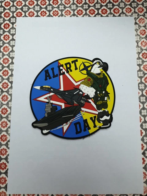 PATCH RAFALE FLOTTILLE 12F LES LASCARS Aéronavale BAN LANDIVISIAU R91