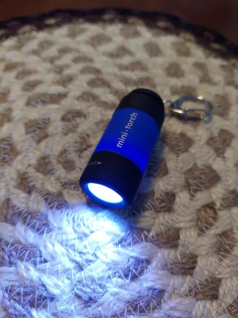 Waterproof Mini Rechargeable LED Light USB Flashlight Pocket Keychain