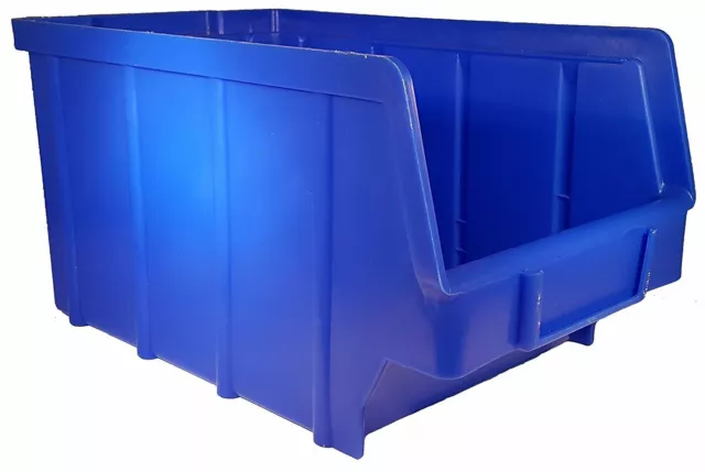 Boîtes Empilables Taille 1 - 4 Bleu Boîte Bacs de Rangement Boites Sichtboxen