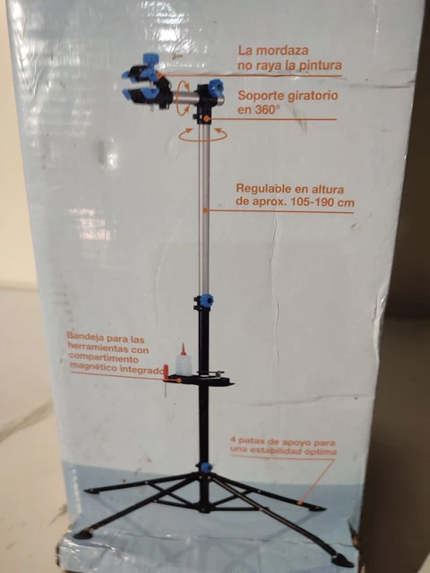 Cavalletto Bici Regolabile Riparazione Manutenz Biciclette Supporto MB CRIVIT 2