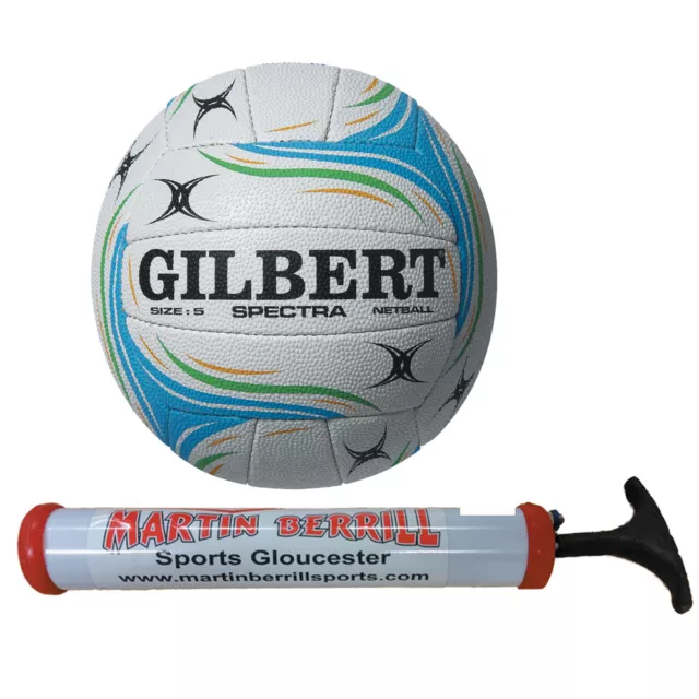Gilbert Spectra Netball with Free Hand Pump