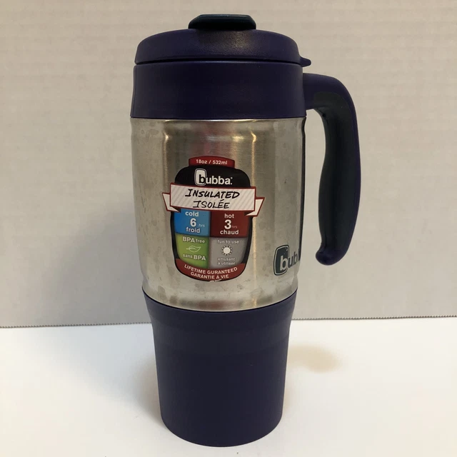 Bubba Insulated￼ 18 oz Mug With Handle BPA Free Guaranteed For Life With Sip Lid