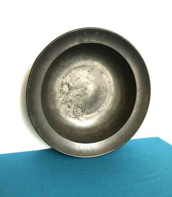 Seau En étain Ancien Avec 3 Poinçons - XIXe Siècle (1850-1899) - Reproduction Sous Licence