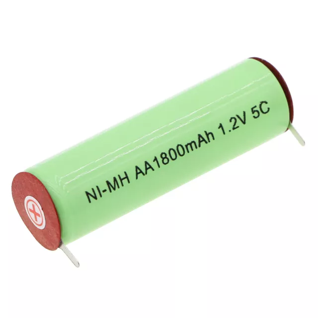 Batterie 2.4V AAA nimh pour rasoir électrique Philips