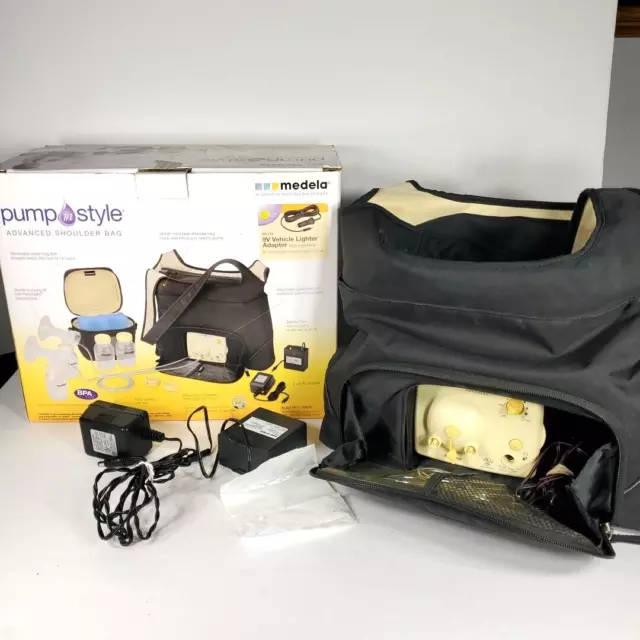 Medela Pump In Style Advanced Shoulder Bag cooler bag pumping kit; Tested-works