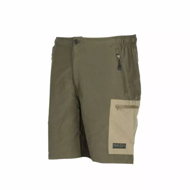 Nash Shorts Ripstop -Green - All Sizes - Carp Fishing Clothing NEW