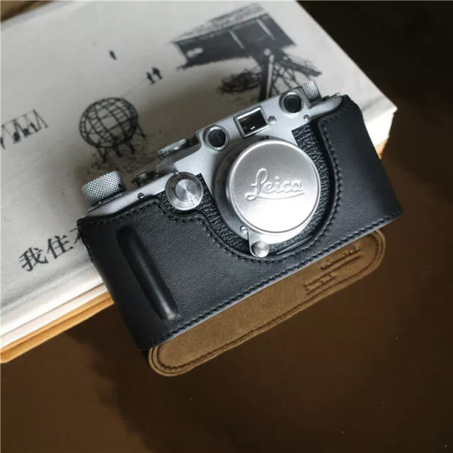 New Genuine Leather Half Case For Leica IIIF 3F IIIC 3C Camera Retro Bag Cover