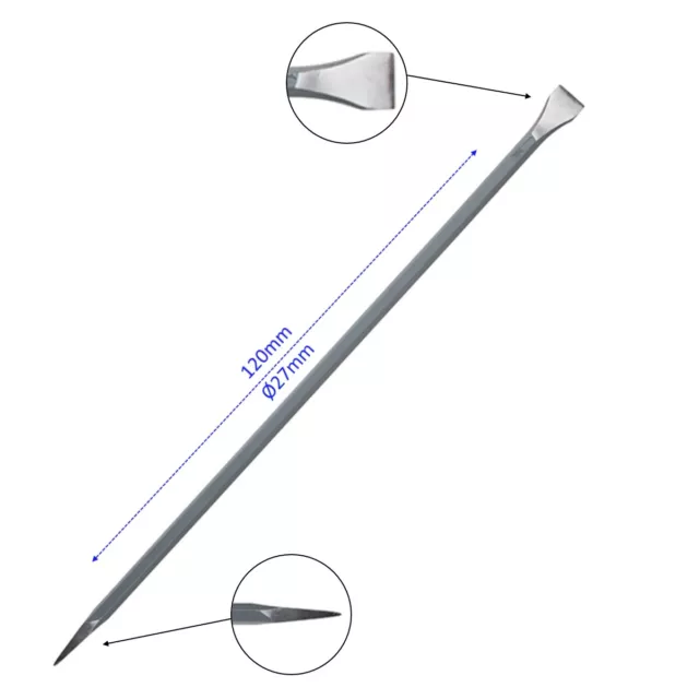 Brecheisen Stemmhebel Brechstange Stemmeisen Montiereisen gerade 1200mm Ø27mm