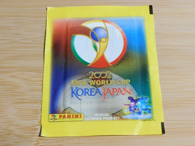 Panini FIFA World Cup 2002 Corea Giappone #1 Borsa Pacchetto Borsa Busta V.3