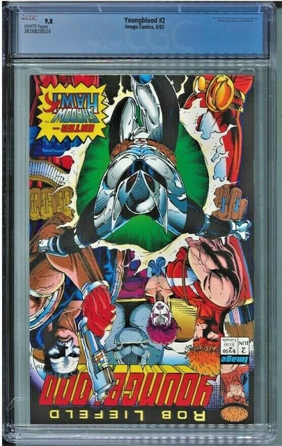 Youngblood #2 CGC 9.8 WHITE PAGES 1st app Prophet GREEN VARIANT Movie coming! 2