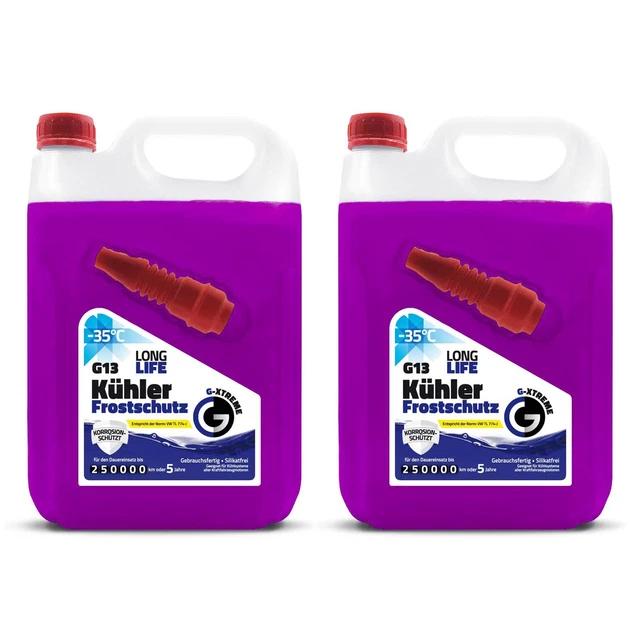 Protezione antigelo radiatore G13 liquido refrigerante 5 anni fino a -35°C refrigerante 10L