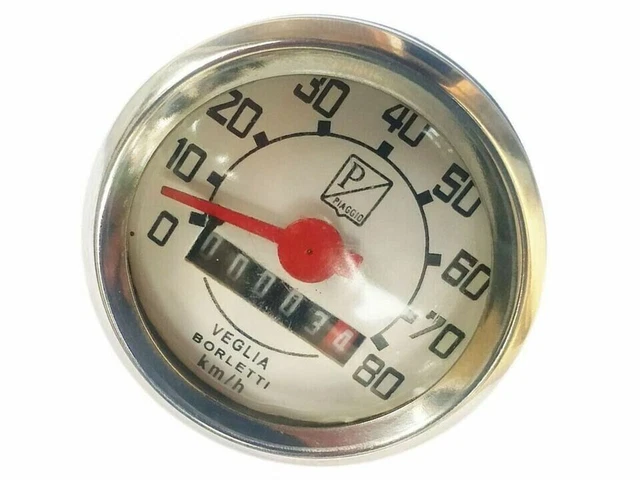 Compteur De Vitesse 0-80 Km/h Pour Mobylette - Diamètre 48 Mm - Raccord M10x1 - Multicolore - 8