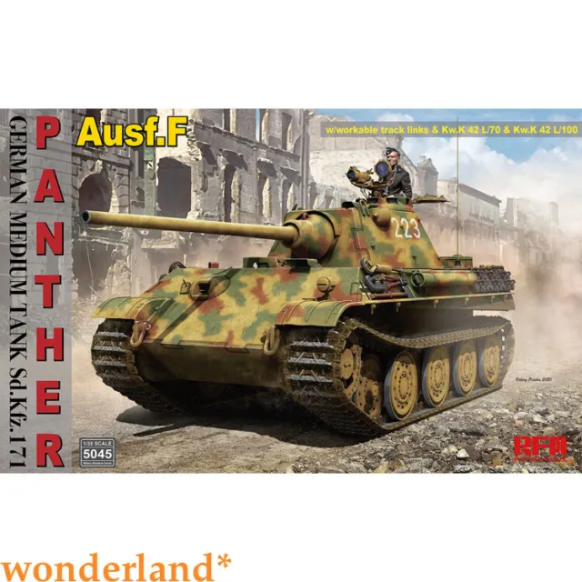 Ryefield RM5045 1/35 PANTHER Ausf.F GERMAN MEDIUM TANK Sd.kfz.171 model kit