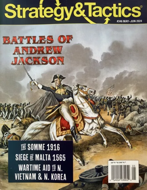 BATTLES OF ANDREW JACKSON 2024 STRATEGY & TACTICS Magazine SOMME 1916 / NEW