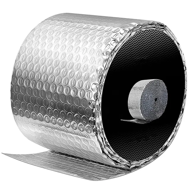 Film bulle enveloppé de feuille d'aluminium pour tuyaux 6 pouces par 25 pieds i