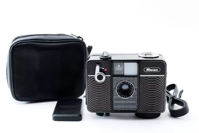 Rare Pattern! [ Mint in Case ] Ricoh Auto Half SE Black film 35mm Camera Japan