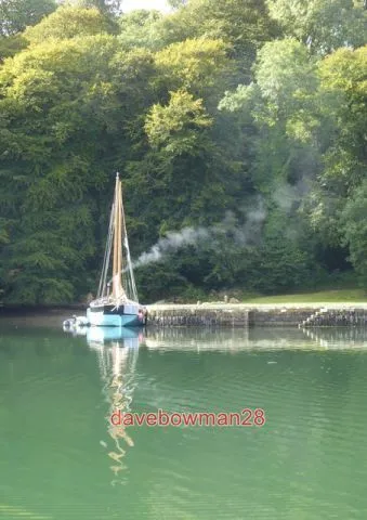 Photo  Sailing Boat Moored At Tremayne Quay Tremayne Quay Was Built In 1846 Spec