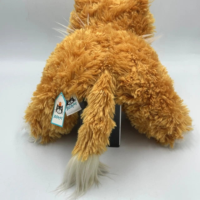 JELLYCAT TRUFFLES CAT Ginger Soft Toy Plush Cuddly Stuffed Animal £44.