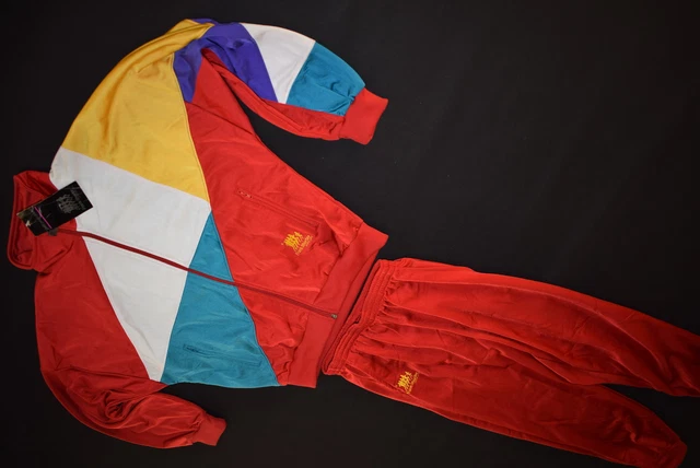 Frank Shorter tuta da allenamento jogging track jump suit sport vintage deadstock 14