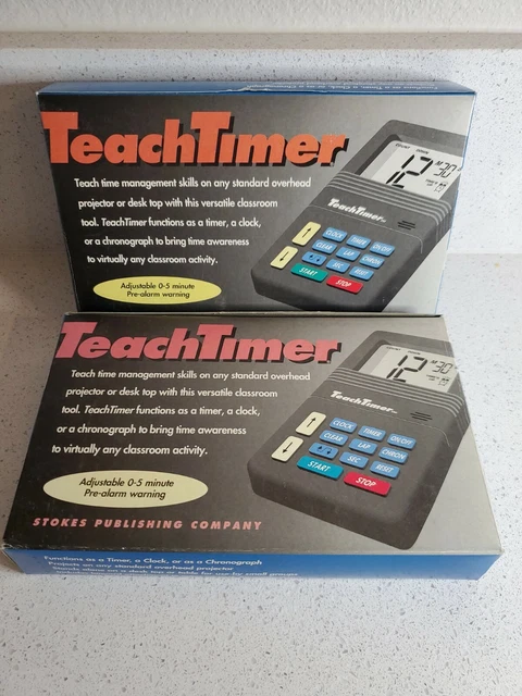 Teachtimer STOKES 229 TEACHTIMER Cronografo timer orologio sopraelevato classe o ...