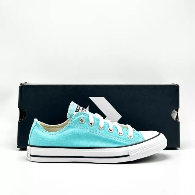 Unisex Converse Chuck Taylor All Star Seasonal Color Low Double Cyan (A06566F)