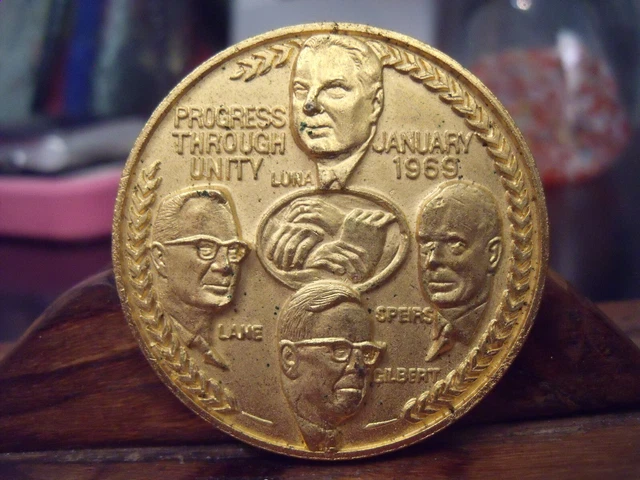 1969 PROGRESS THROUGH Unity Uncirculated Medal United Transportation