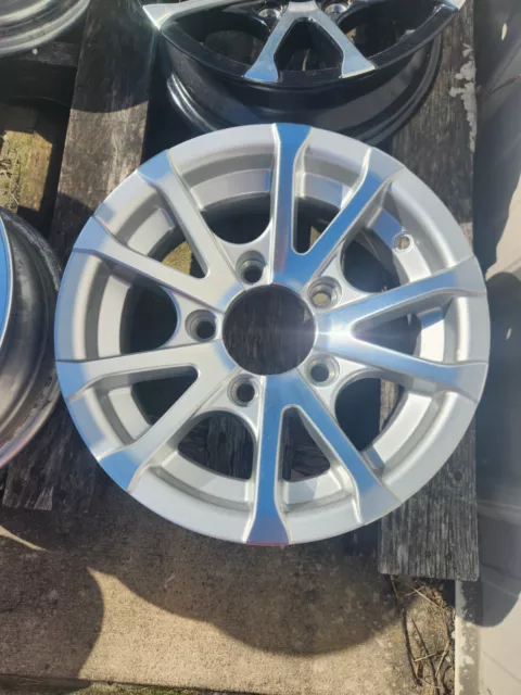 12" x 4"  ALUMINUM TRAILER WHEEL 5-LUG ON 4.5 INCHES