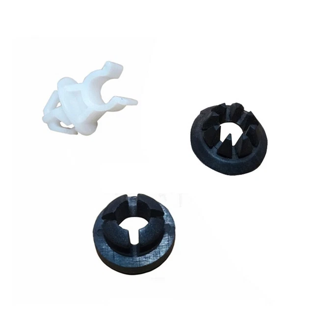 Capuche Support Canne Clips 3pcs Noir Voiture Plastique Blanc Tout Neuf