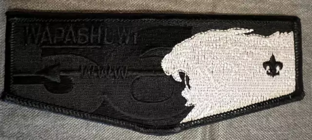 OA Wapashuwi Lodge 56 flap - Black Ghost with White Lynx flap