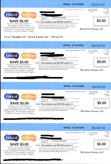 Enfamil Coupon Checks Expired Worth $40