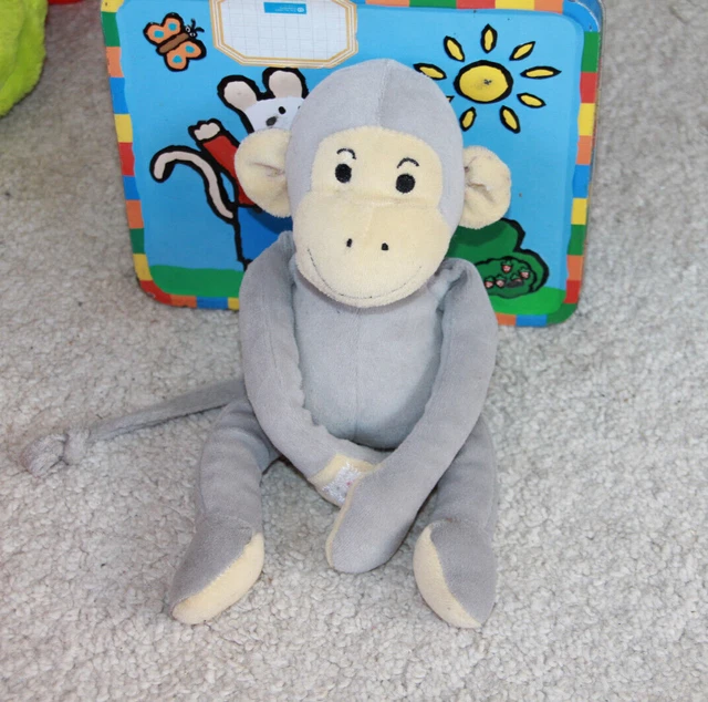 doudou peluche SINGE POPI BAYARD 26 CM