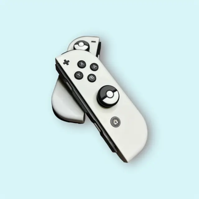 Gray Pokeball Thumbsticks für Nintendo Switch/ Switch Lite Grip Cap Pokemon Stil
