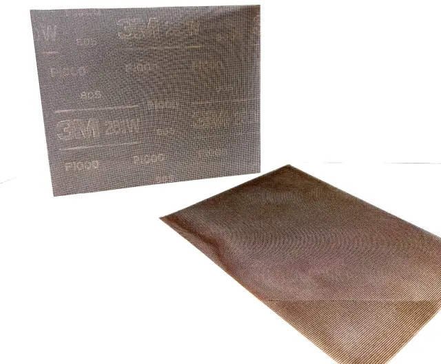 3M 9" x 11" 1000 GRIT WET OR DRY CLOTH SANDING SCREEN #281W - 20 PIECES