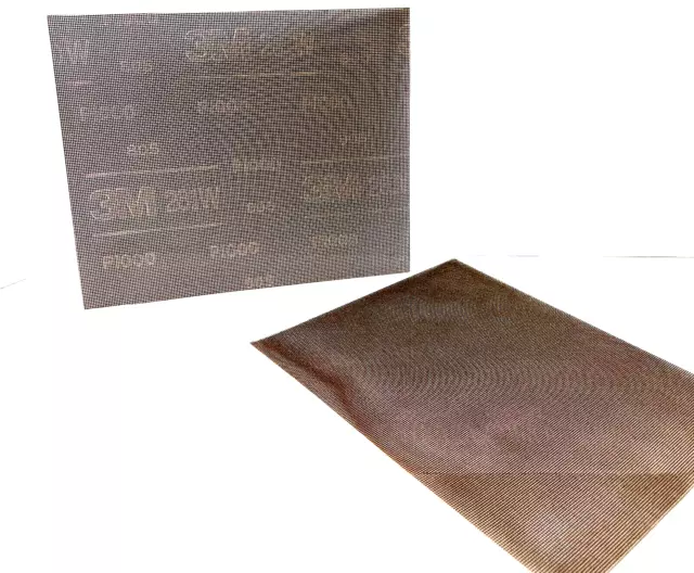 3M 9" x 11" 1000 GRIT WET OR DRY CLOTH SANDING SCREEN #281W - 20 PIECES