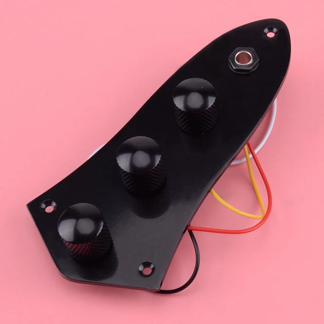 Prewired Loaded Control Plate Fit For Fender Jazz Bass Guitar Replacement