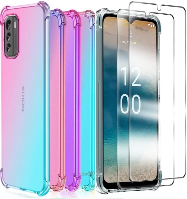 Slim Clear Case With Screen Protector For Nokia G42 5G - Shockproof Silicone Cover 4 thumbnail image