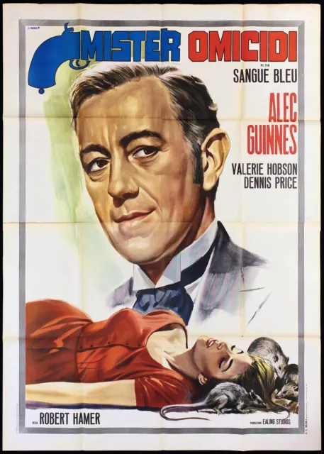 Mister Omicidi Sangue Bleu Manifesto Cinema Price Guinness Girl Movie Poster 4F