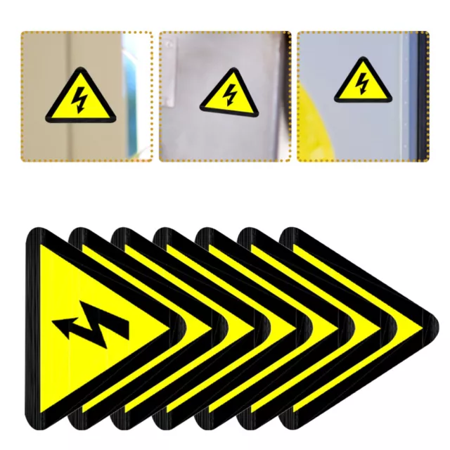 15 Pcs Warning Sign Stickers Electrical Appliance