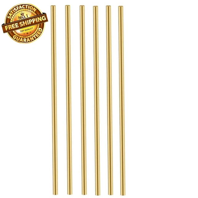 6 PCS 5/32 Brass Rods Brass round Rod Brass round Stock Brass Solid round Rod La
