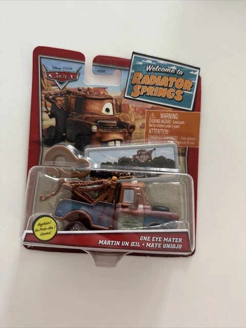 MATTEL DISNEY Pixar CARS METAL MARTIN UN OEIL Welcome to Radiator Springs NEUF