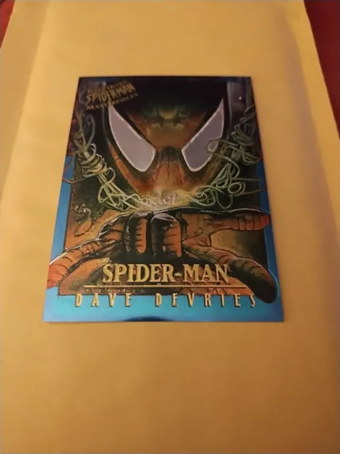 1995 Fleer Ultra Spider-Man Masterpieces Limited Edition Insert #4 Spider-Man