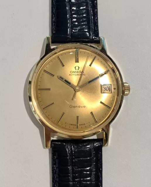 omega geneve automatic in 585 - TOP Zustand - Voll funktionsfähig